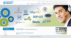 Desktop Screenshot of developerhelpway.com